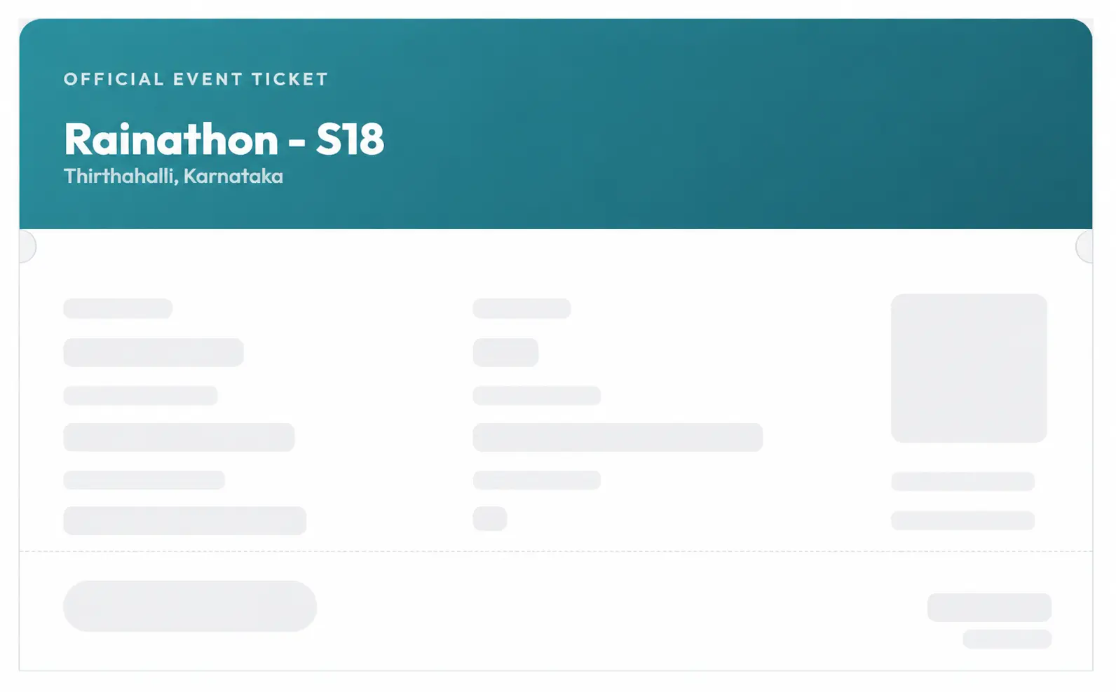 Rainathon S18 Ticket Mockup