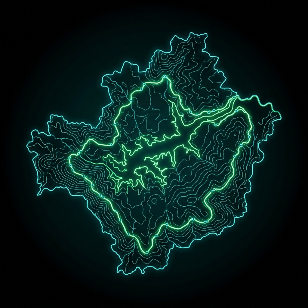 Sagara Outline Map